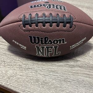 Wilson NFL Tackified Composite Football - Brown and Black